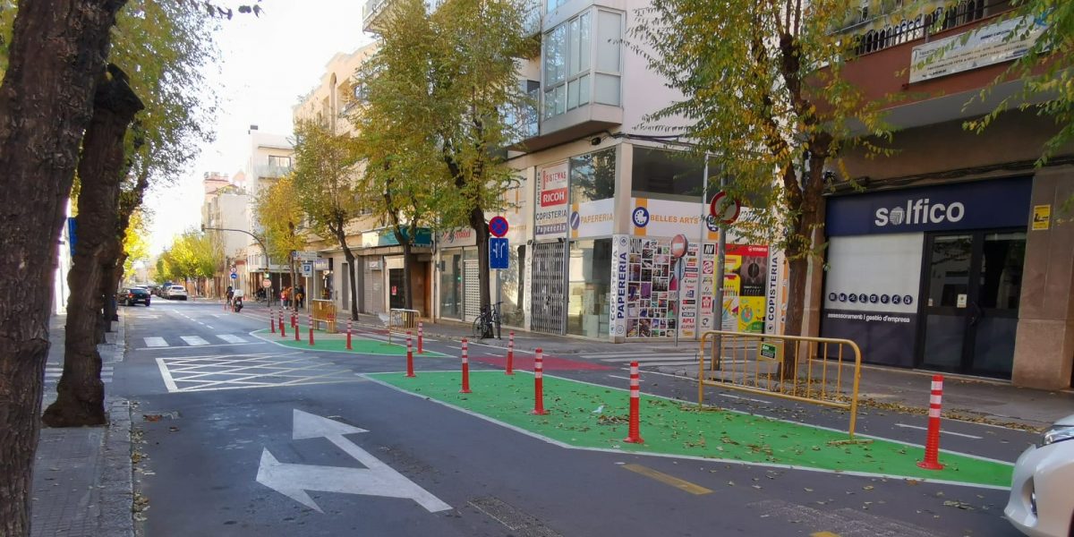 Noves marques viàries a la Rambla Samà